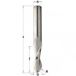 CMT 199.081.11 Round nose solid carbide upcut spiral bit D=6 R=3 L=70 RH Z2