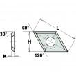 CMT 790.280.00 reversible knife L=28, H=14, K=2mm